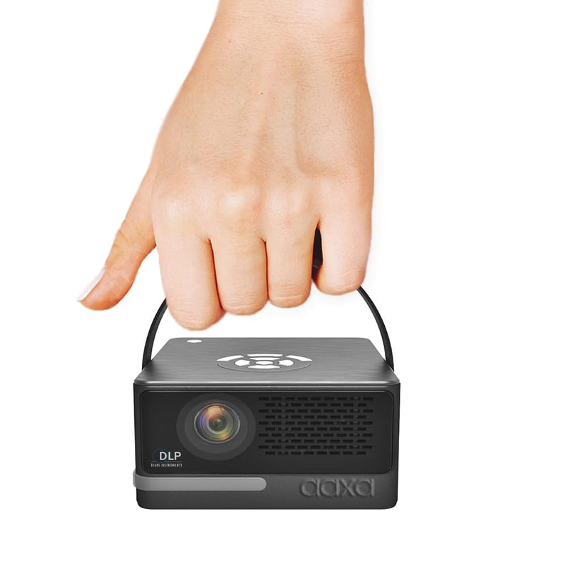 P6 Ultimate Mini Projector, 1100 LED Lumens, 6Hr Battery, 1080P, USB-C, WiFi