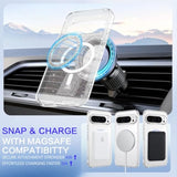 Magnetic For Google Pixel 10 Pro Case, Clear Crystal Glitter Bling Phone Case Pixel 10 Pro [Compatible With Magsafe], Shockproof Sparkly Cute Women Girl Cover For Pixel10 Pro, Glitter Clear