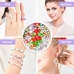 Jewelry Making Kit, 1960 Pcs, Supplies Includes Beads, Instructions, Findings, Wire For Bracelet, Necklace, Earrings Making Kit For Adults By