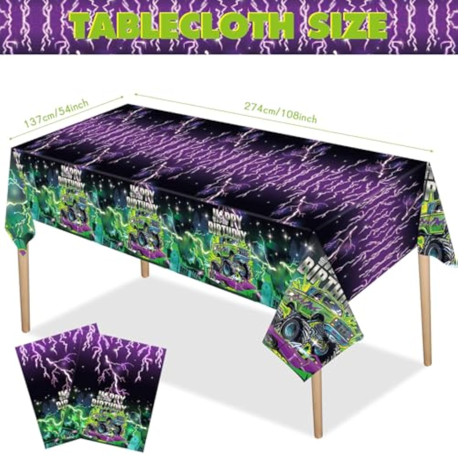 172 Pieces Truck Party Decorations Set Happy Truck Birthday Tableware Theme Disposable Dinnerware Tableware Kit Serves For 24 Guests Themed Birthday Party Supplies