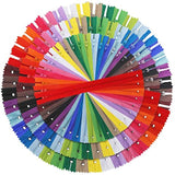 Zippers 120Pcs 7.8 Inches 12 Inches 16 Inches Mixed Nylon Coil Zippers