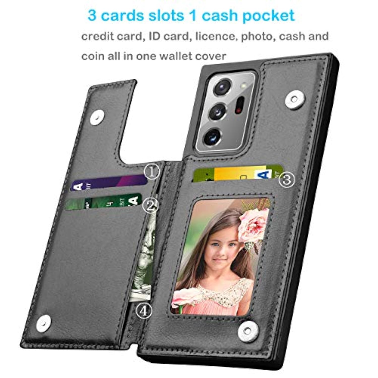 Samsung Galaxy Note 20 Ultra Magnetic Closure Flip Case