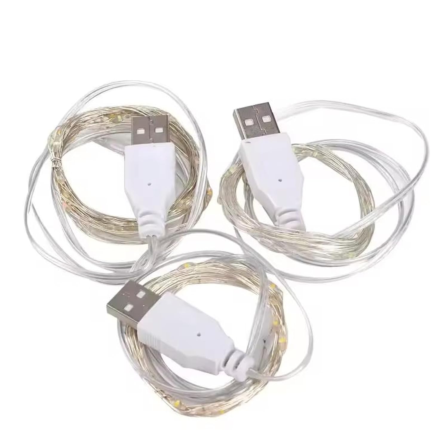 3 Pack Usb Fairy Lights 3Meters 30 Lamp Beads Led Copper Usb Powered For Christmas ?Halloween?Parties?Wedding? Christmas