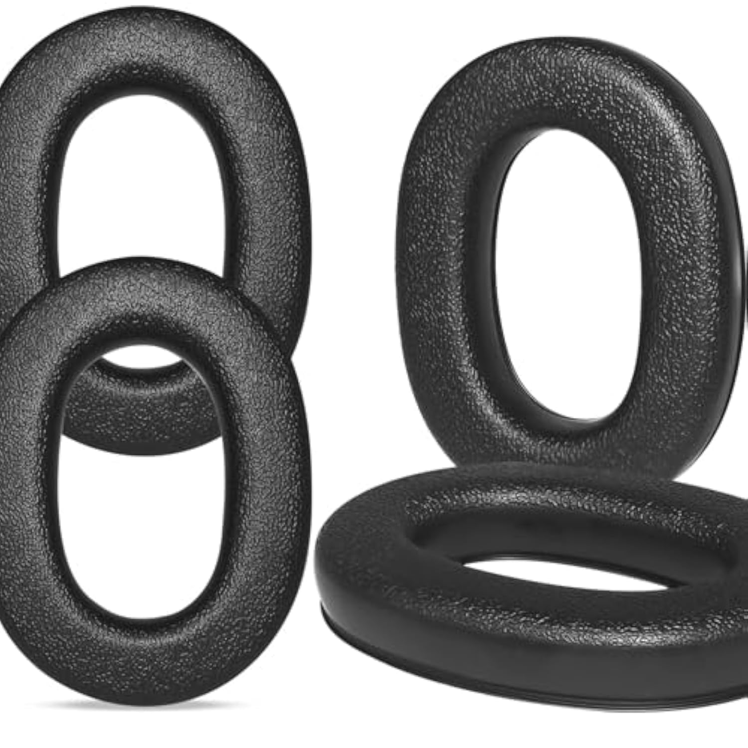 Replacement Ear Pads Cushions For 3M Worktunes Connect Hearing Protection (90542, 90541) & Peltor Sport Tactical, Ear Muffs For Zohan Em042 & Prohear 037/033 Hearing Protector (4 Pack)