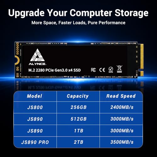 Js800, Ssd 256Gb, M.2 Nvme Gen3X4 Ssd 2280 - Up To 2400Mb/S, Internal Solid State Drive, Storage Upgrade For Laptop And Desktop