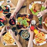 Dog Shaped Dinner Plates For Birthday, Baby Shower, Puppy Theme Party Supplies - Disposable Tableware (40Ct)