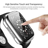 5 Pack Case With Tempered Glass Screen Protector For Watch Series 9 8 7 41Mm, Pc Hard Ultra-Thin Slim Fit Scratch Resistant Bumper Protective Cover For Iwatch S9 S8 S7 41Mm Accessories