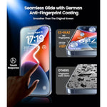 -4 Pack For Iphone 14 Screen Protector[6.1"] With 2 Pack Camera Lens Protector, 9H+ Hardness 12Ft Military Grade Shatterproof Scratch Resistant Durable Tempered Glass Film With Flawless Fit Kit, Hd Clear