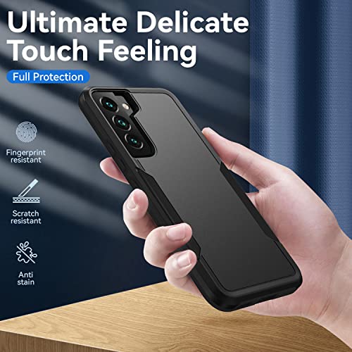 For Galaxy A14 5G Phone Case,With Screen Protector,Heavy-Duty Tough Rugged Shockproof Protective Phone Case For Samsung A14 5G, Black