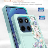 Mint Magnolia Case for Motorola Moto G Stylus 5G 2025 & 2026