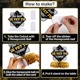 Glitter New Year Centerpieces for Tables, Pack of 9