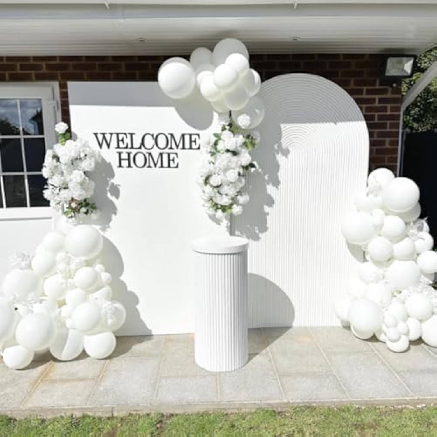 White Balloons 12 Inch 50Pcs Latex Balloons for Engagement & Wedding Party Decor