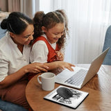 3dRose I Don't Think. Then You Shouldn't Talk Alice and Mad Hatter Quote Mouse Pad (mp_193787_1)