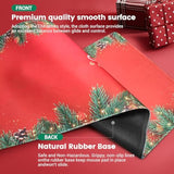 Desk Mat, Christmas Mouse Pad, Desk Matt For Desktop, Red Desk Pad Mat, Large Mouse Pad For Desk, Anti-Slip Big Mousepad With Stitched Edges, Desk Mat Sets For Women Office(Red)