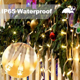 300 Led Curtain Lights 9.8Ft Plug-In Fairy Curtain Lights With 8 Modes, Connectable Indoor/Outdoor For Christmas Decorat