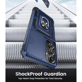 Samsung Galaxy A16 5G Case with Camera Cover Kickstand and Screen Protector Blue