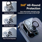 Camera Lens Protector For Iphone 14 Pro 6.1" ? Iphone 14 Pro Max 6.7",9H Tempered Glass?Ultra Hd, Scratch Resistance Easy To Install?Case Friendly?[Does Not Affect Night Shots] 3-Pack
