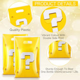 50 Pcs Question Mark Candy Bags Birthday Party Favor Bags Party Favors Packages Super Themed Birthday Decorations Supplies For Parties Thanksgiving Christmas Halloween (Yellow)