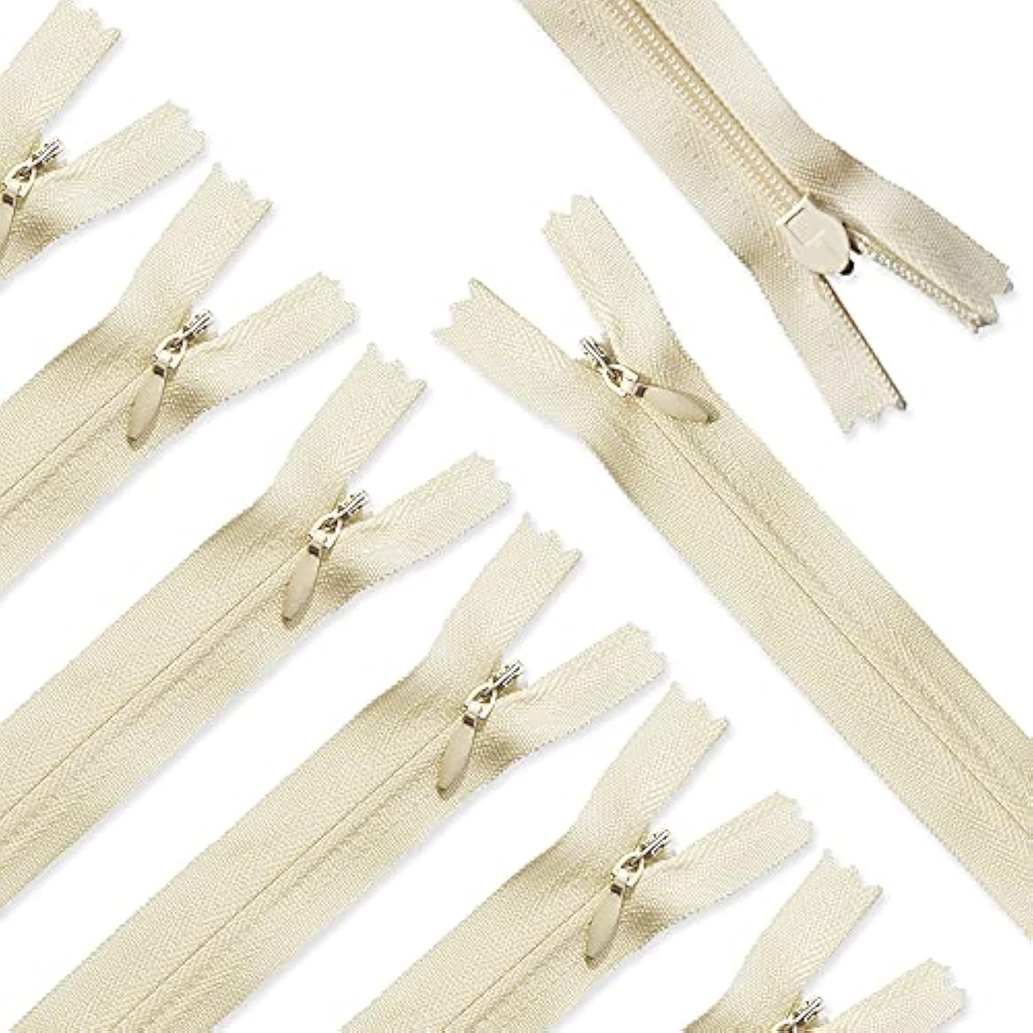 45Pcs 21.5 Inch Nylon Invisible Zippers For Tailor Sewer Sewing Craft