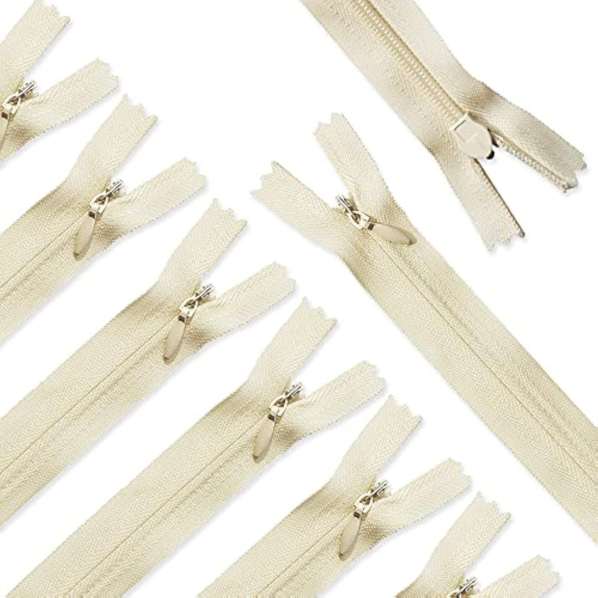 45Pcs 21.5 Inch Nylon Invisible Zippers For Tailor Sewer Sewing Craft