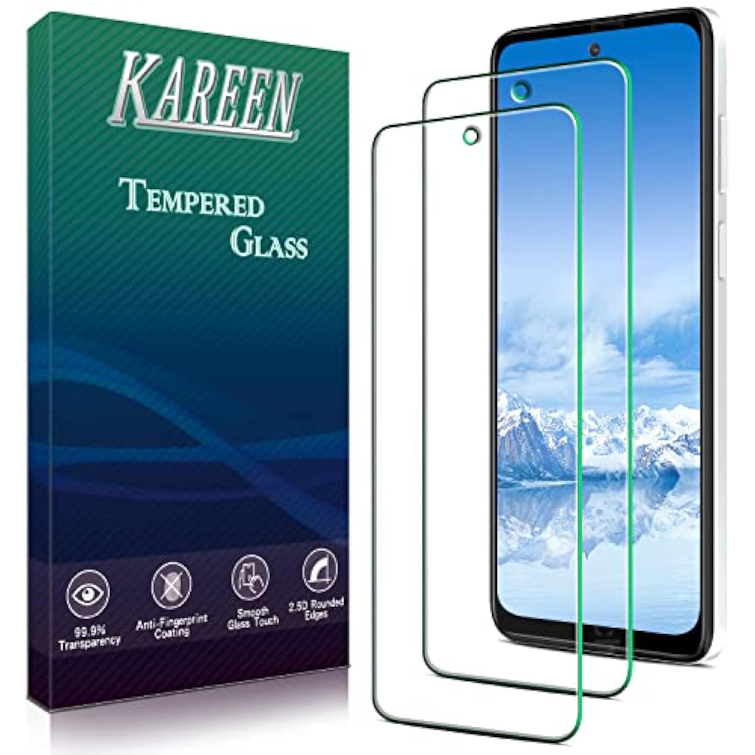2 Pack Screen Protector Designed For Motorola Moto G Power 5G (2023) Tempered Glass, Easy Installation, Anti Scratch, Bubble Free