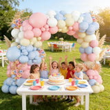 Balloon Garland, Ballon Arch, Pastel Balloon Arch Kit, 108-Piece Pastel Set, Versatile Party Decorations For Birthday, Spring & Rustic Farmhouse Celebrations