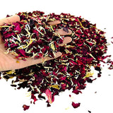 Wedding Confetti Dried Flower Petals, 100% Natural Confetti Dried Petal Biodegradable For Wedding And Party Decoration*115G Red Roses