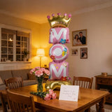 Mother's Day Standing Balloon 1Pcs 44.1x15.4Inch | Eye-Catching Decor for Mom’s Birthday & Mother’s Day Party