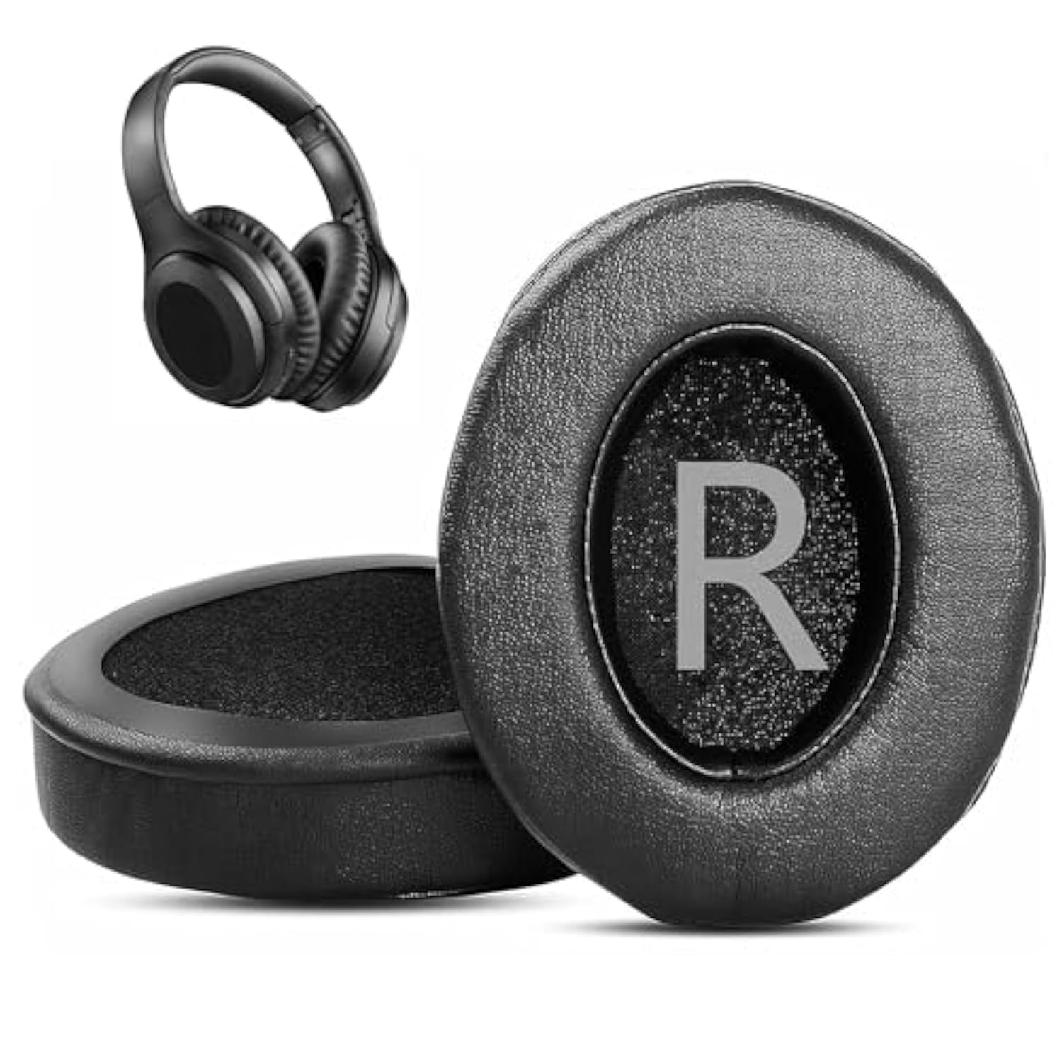 Replacement Earpads Cushion Compatible With Utaxo Ut-Bh001 Over-Ear Headphone Ear Pads With Softer Protein Leather/Memory Foam