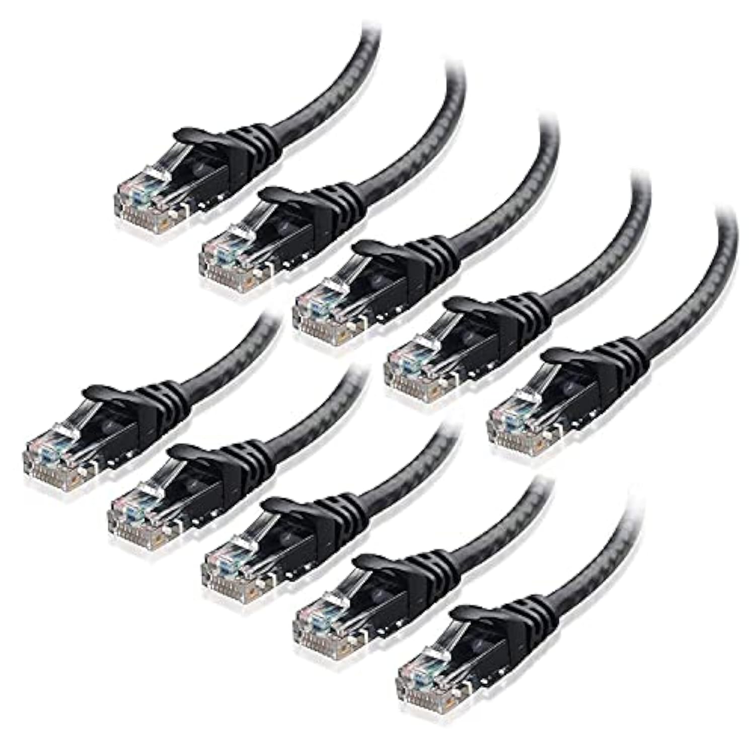 Cable Matters 10-Pack Snagless Short Cat6 Ethernet Cable (Cat6 Cable, Cat 6 Ca