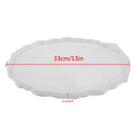 Large Round Resin Tray Mold-13 Inch, Irregular Silicone Serving Tray, Geode Agate Epoxy Mold For Coaster, Fruit Board, Dessert Dish, Resin Painting Art, Jewelry Storage Plate, Home Decoration