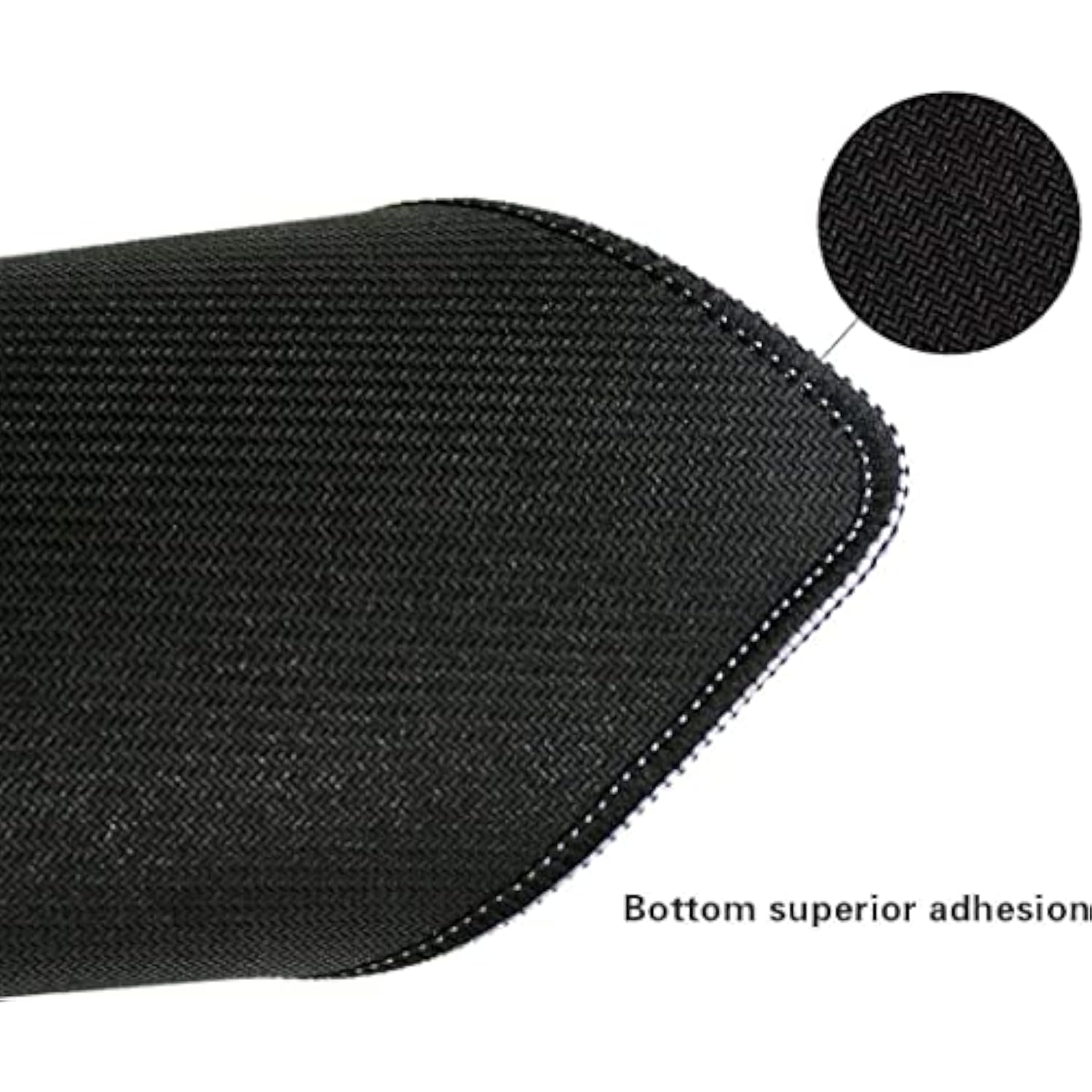 Inspirational Quote Mouse Pad, Stitched Edge Mouse Pad With Stay Positive Work Hard Make It Happen Quote (Vintage Wood)