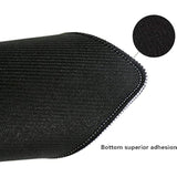 Inspirational Quote Mouse Pad, Stitched Edge Mouse Pad With Stay Positive Work Hard Make It Happen Quote (Vintage Wood)