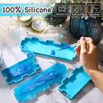 Resin Mold Domino Storage Box Epoxy Mold Silicone Jewelry Storage Case Holder For Diy Jewelry Case Home Decoration, Creating Your Own Domino Box
