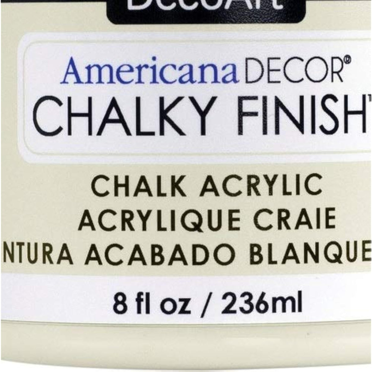 DecoArt ADC-02 Americana Chalky Finish Paint, 8-Ounce, Lace