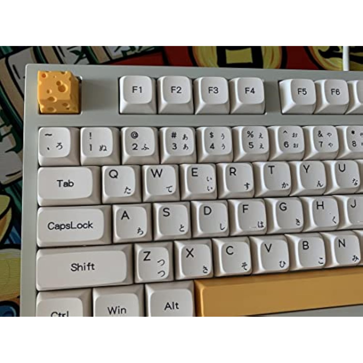 Cheese Keycaps Handmade Customized Oem R4 Resin Keycap For Cherry Mx Gateron S