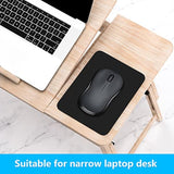 Small Mouse Pad, 6 X 8 Inch Thick Rubber Premium-Textured Non-Slip Portable & Washable Mini Mouse Mat For Women Men Wireless Laptops Keyboard Tray Gaming Work Computer Office Travel, Black