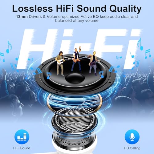 Wireless Earbuds,Bluetooth Ear Phones for  Galaxy A17 S26 Z Flip 7,Fold 7 A16 A56 A15 S25 FE S24 S23 S22,60H Headphones in Ear Buds