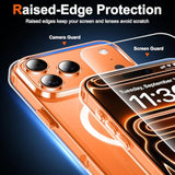 For Iphone 17 Pro Max Case Clear With Screen Protector, [Compatible With Magsafe][Anti-Yellowing][Military-Grade Protection] Shockproof Slim Magnetic Phone Case 6.9 Inch, Transparent