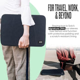 Fully Padded 15.6 Inch Laptop Sleeve W/Scratch Resistant Lining, Lightweight Con