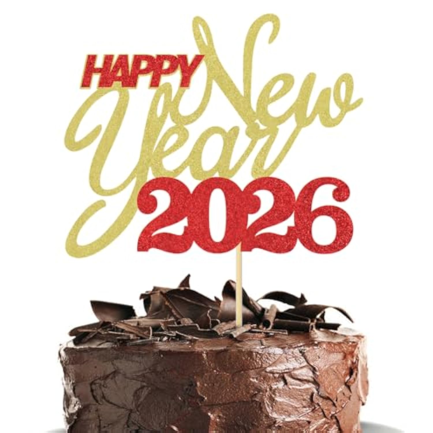 Happy New Year 2026 Cake Topper New Year Party Cake Decoration Photo Supplies