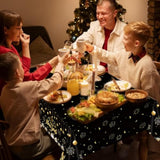 Happy New Year Decorations, 3 Pack New Years Eve Party Supplies Disposable Plastic Table Covers 54 X108 Inch And New Year Banner For 2026 New Years Eve Party Decorations