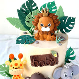 Jungle Baby Shower Cake Decoration Safari Animals Decoration Wild One Cake Decoration Two Wild Cake Topper Giraffe Monkey Cake Topper