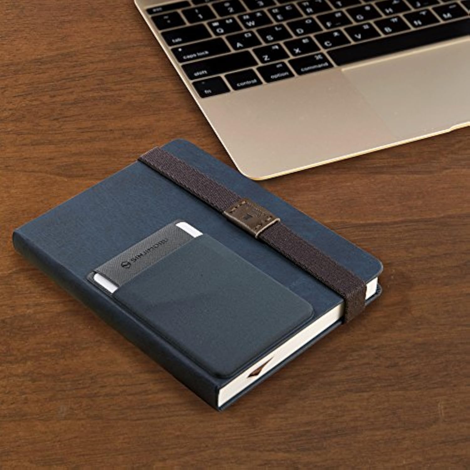 Secure Stretchy Fabric Phone Wallet, Stick-On Card Holder for iPhone & Android