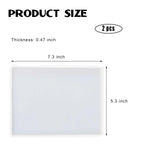 2Pcs 7X5 Inch Resin Tray Molds, Rectangle Silicone Molds, Flat Concrete Molds Epoxy Silicone Board Molds For Resin Epoxy Diy