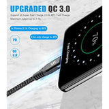 Usb Type C Cable 3.1A Fast Charging [3Pack,10Ft+6.6Ft+3.3Ft], Usb-A To Usb-C C
