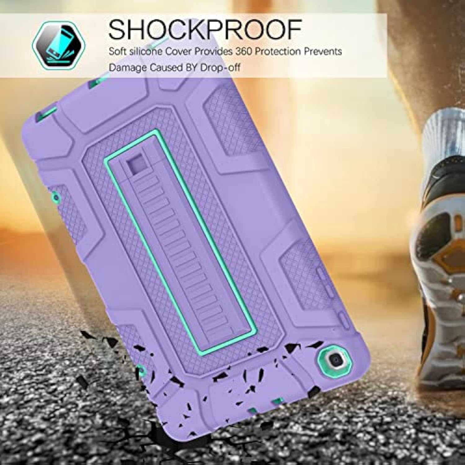 Compatible With Samsung Galaxy Tab A 10.1 2019 Case Sm-T510 T515 Kickstand 3 I