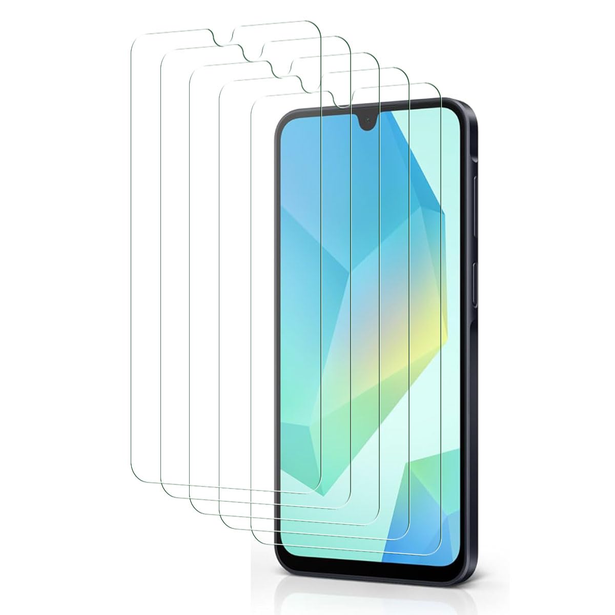 [5 Pack Compatible for Samsung Galaxy A16 5G High Definition Screen Protector Film [Not Glass]