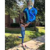 40 Inch Navy Blue 1 Balloon For First Birthday, Blue One 1St Number Balloon Birthday Decorations For Boy Man Toddler Baby, 10Th 21St, Giant Number 1 Balloon