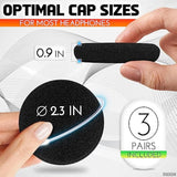 3 Pack Soft Foam Headset Ear Covers - 60Mm Headphone Ear Covers Replacement, Durable And Easy To Clean Cushions, 2.3 Inch Universal Size, Good For Work, Extended Listening Sessions, And Daily Use